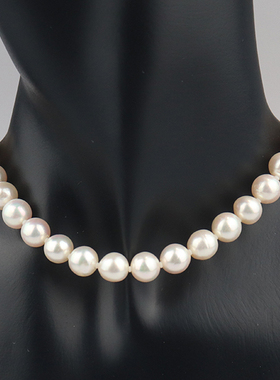 【自营】中古95新TASAKI塔思琦海水珍珠项链92545cm情侣串珠