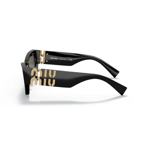 【自营】Miumiu/缪缪墨镜女显高级感矩形时尚太阳镜眼镜0MU 09WS - 图3