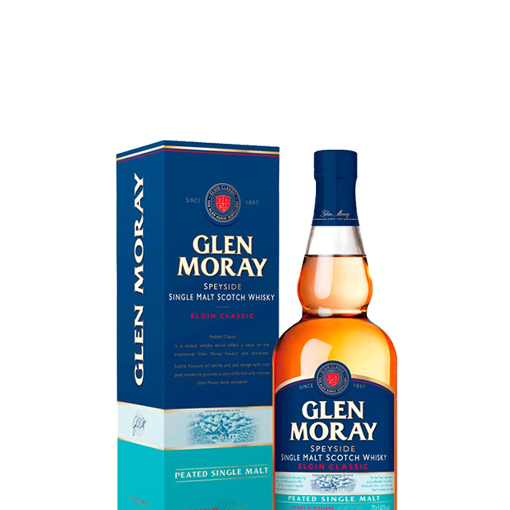 【自营】Glen Moray/格兰莫雷苏格兰单一麦芽威士忌泥煤味700ml - 图1