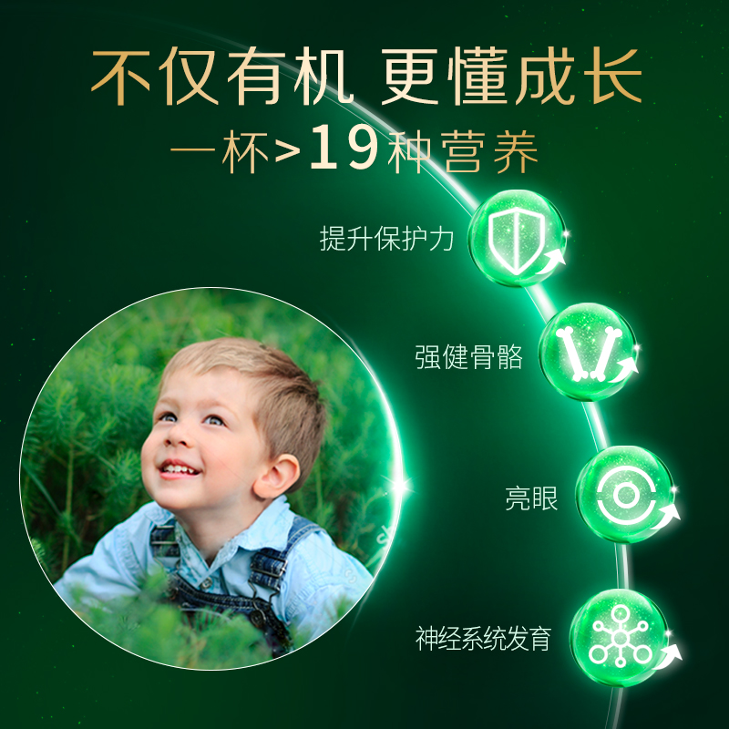 天猫国际进口超市4罐*进口惠氏启赋有机4段900g奶粉婴儿儿童婴幼儿牛奶宝宝成长1