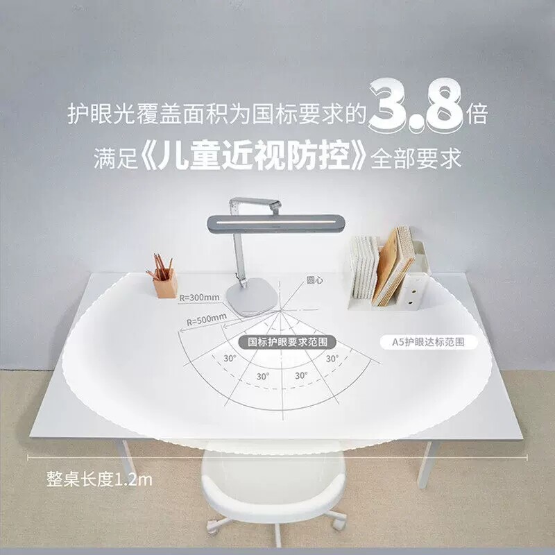 【自营】飞利浦护眼台灯儿童学生书桌卧室宿舍国AA级led台灯A5