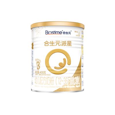 【自营】新客 合生元3段派星牛奶粉400g1-3岁乳桥蛋白+益生元乳糖