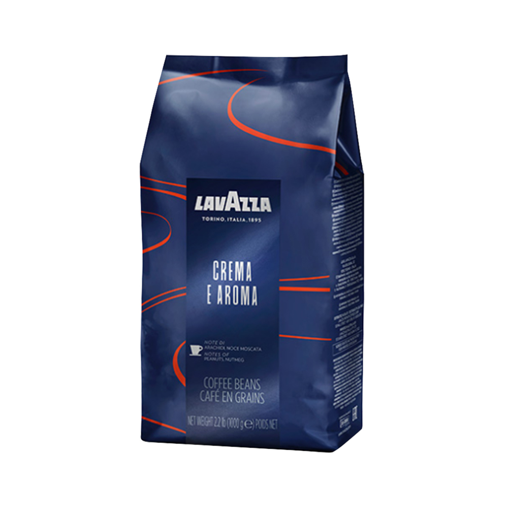 【自营】LAVAZZA拉瓦萨CREMA E AROMA意式浓缩中度烘焙咖啡豆1kg - 图0