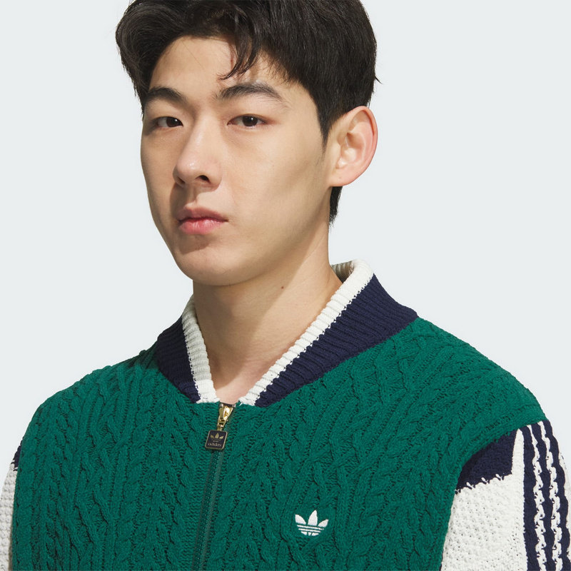 【自营】Adidas阿迪达斯男子三叶草复古休闲运动宽松针织衫KS5962,淘宝优惠券,粉丝福利购,淘宝优惠卷