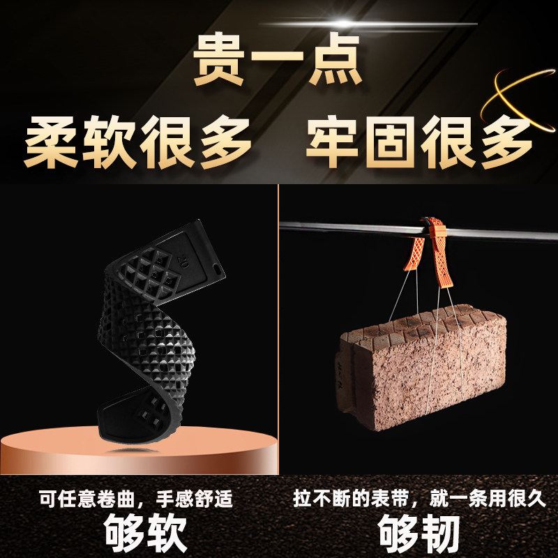 不沾灰精工seiko豪雅劳力士氟橡胶 瑞途手表配件