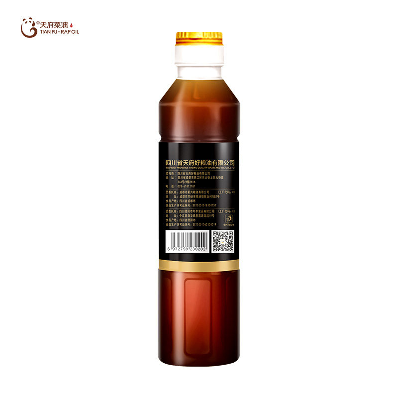 天府菜油小榨浓香纯菜籽油400ml国企正品非转基因小瓶菜油食用油,淘宝优惠券,粉丝福利购,淘宝优惠卷