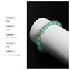 Ruohua plain emerald 18K gold colored gemstone ring