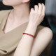 Pigeon Blood Ruby Bracelet Women's 18K Gold Colorful Bracelet