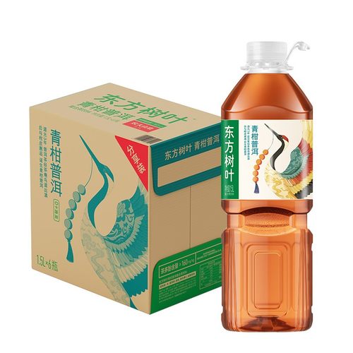 农夫山泉东方树叶无糖茶饮料茉莉花茶饮料1.5L家庭大瓶分享装整箱 - 图2