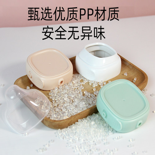 适配hegen赫根奶瓶配件防尘盖子储存物密封奶嘴水杯盖重力球吸管 - 图1