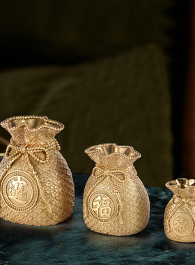 旺财纯铜中式风摆设开业礼品