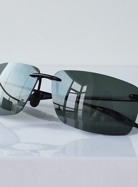 2024新款无框偏光太阳镜男司机开车驾驶镜墨镜男方形