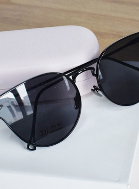 盛装墨镜大脸太阳镜显瘦女