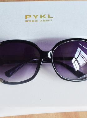 琪妍近视长脸女方配有度数太阳镜