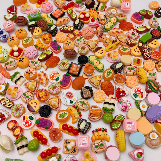Mini supermarket food toy small bottle pastry cake model