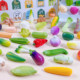 30 grid vegetable hole blind box creative simulation broccoli lotus root children's luxury lottery poke fun toy