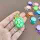 Large color luminous turtle luminous model resin
