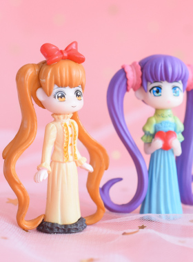 长发美少女摆件儿童玩具