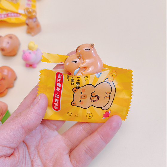 Creative Mini Capibala Blind Bag Cute Capybara Doll Crocodile Pelican Model Children's Raffle Gift Gift