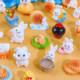 Creative Mid-Autumn Festival themed blind bag, cute moon cake, Tiangong rabbit model, mini animal ornaments, small gifts for children