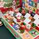 24-frame Christmas Cave Santa Countdown Calendar Blind Box Children's Luxury Poke Toy Small Gift