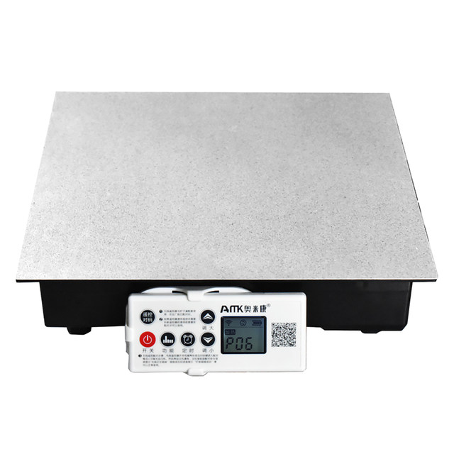 RF wireless remote control concealed island platform rock slab induction stove