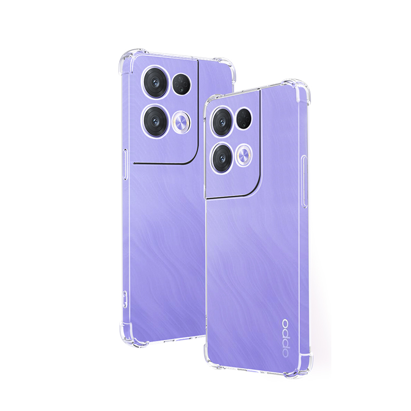 适用opporeno8手机壳opporeno8pro手机套opporeno8pro十透明硅胶软oppo女款reno8pro气囊防摔reno8全包男女5g-图3