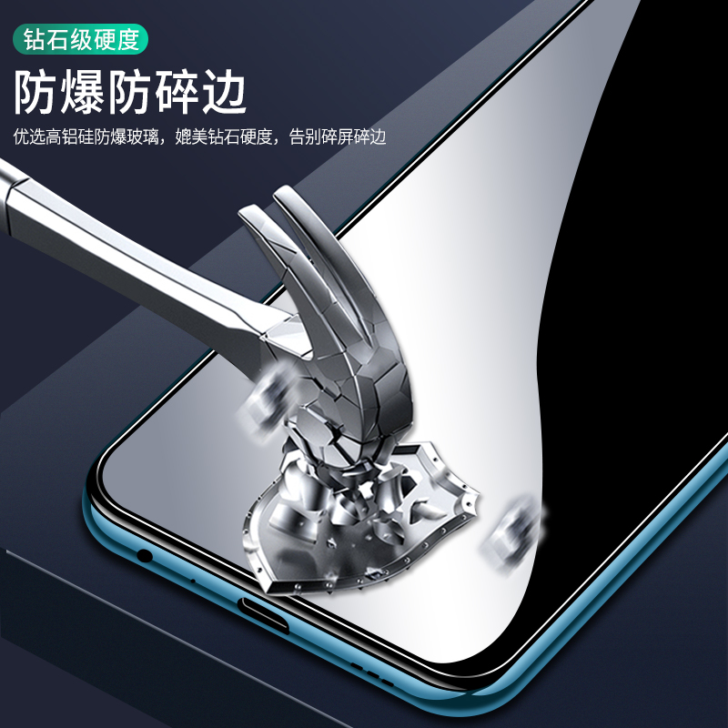 适用oppoReno5钢化膜防窥oppoReno5K全屏覆盖Reno5手机膜Reno5K防窥膜oppo防摔opopreno5防偷窥opreno5贴膜5g - 图2