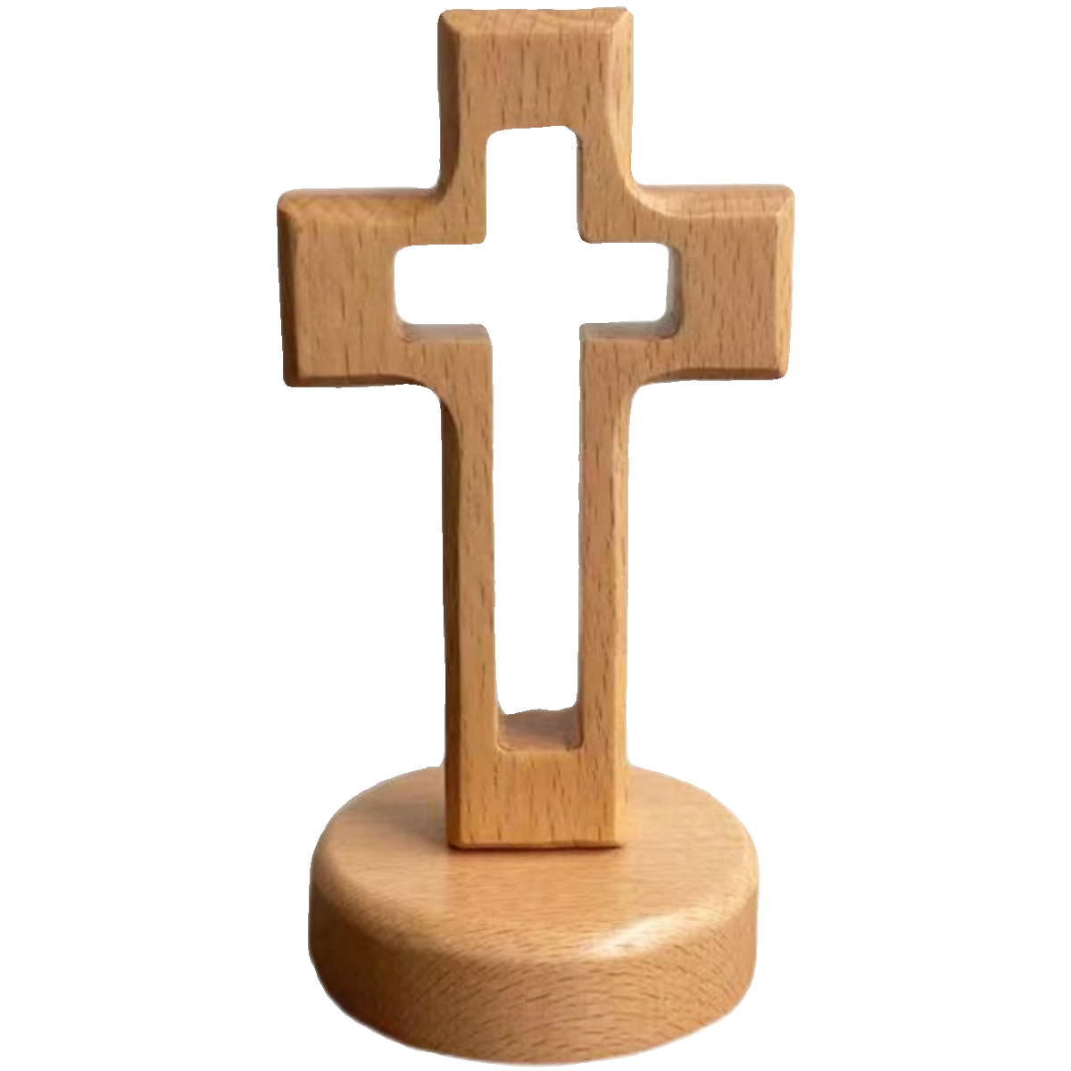 木质家居桌面摆件实木十字架高14cm室内小摆台,淘宝优惠券,粉丝福利购,淘宝优惠卷