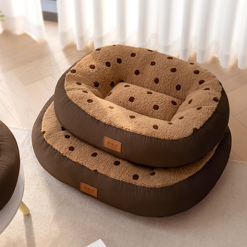 可拆洗深睡猫窝冬季加厚猫咪睡窝趴趴垫宠物沙发保暖垫子2025新款 - 图0