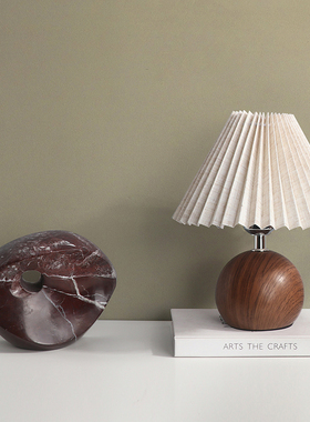 简约现代木马摆件大理石几何摆设台灯客厅电视柜玄关装饰品工艺品