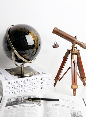 欧式风摆件装饰品样板房地球仪