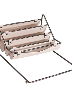 北欧简约现代轻奢杂志架书报架摆件样板间办公室书房客厅桌面摆设