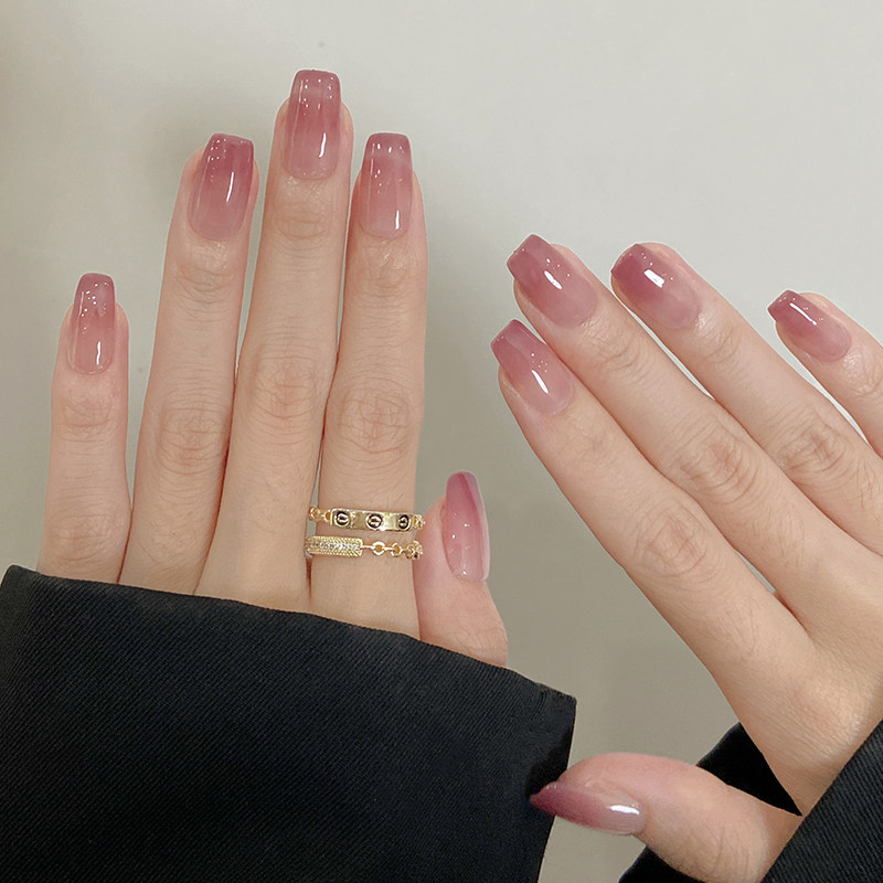 MILIMI纯手工穿戴甲定制中长款美甲显白2026新款高级感乌龙蜜桃,淘宝优惠券,粉丝福利购,淘宝优惠卷