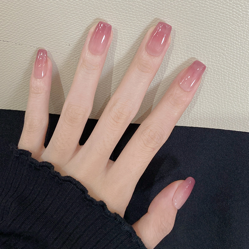 MILIMI纯手工穿戴甲定制中长款美甲显白2026新款高级感乌龙蜜桃,淘宝优惠券,粉丝福利购,淘宝优惠卷