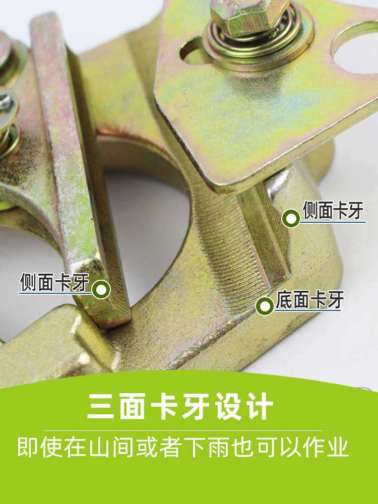 卡线器高压绝缘导线架空线夹线器钢绞线钢丝绳专用卡头卡线器牵引 - 图0