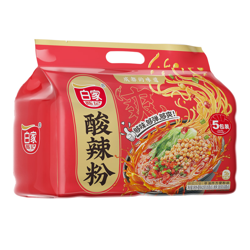 阿宽白家陈记酸辣粉重庆早餐粉条网红方便速食品懒人宿舍夜宵充饥