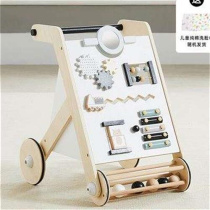 Love Lil Baby Walkway Car Anti-Wooden Baby Trolley Leg Type Side Anti-turn Boy girl 10 months Toy