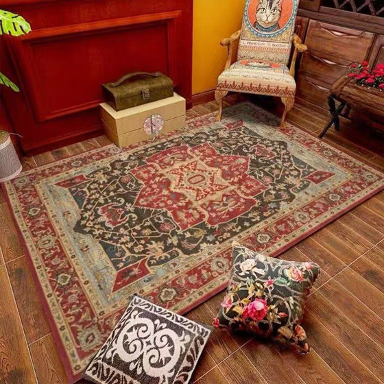 Clearance foreign trade carpet living room bedroom American retro style