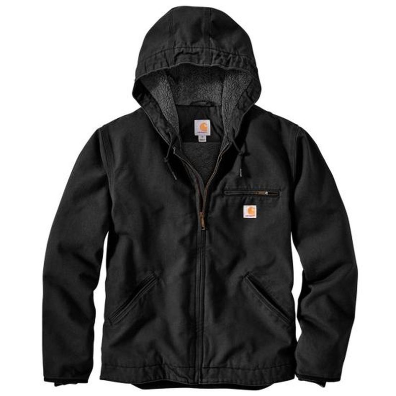 爆款Carhartt/卡哈特男户外夹克运动外套连帽防风保暖冬季B336T-图1