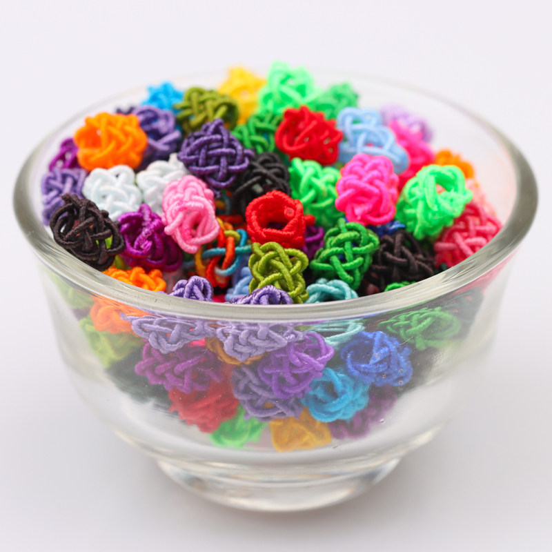 手脚链菠萝纽扣结手工编绳中国结璎珞圈diy儿童隔珠网扣结配饰品,淘宝优惠券,粉丝福利购,淘宝优惠卷