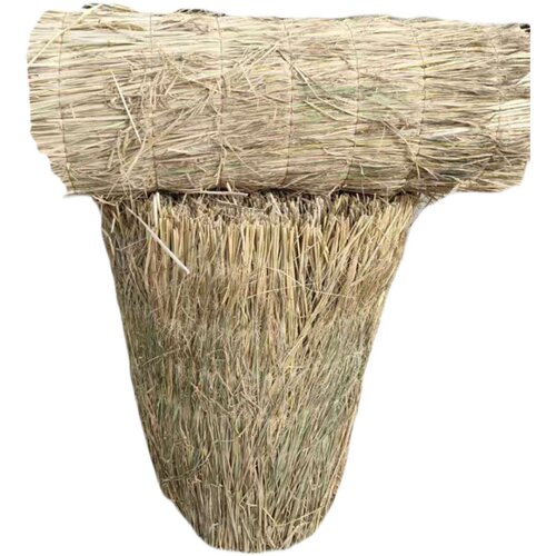 稻草帘保温保暖防冻草帘子道路防滑草垫子混凝土防冻草席装饰屋顶 - 图3