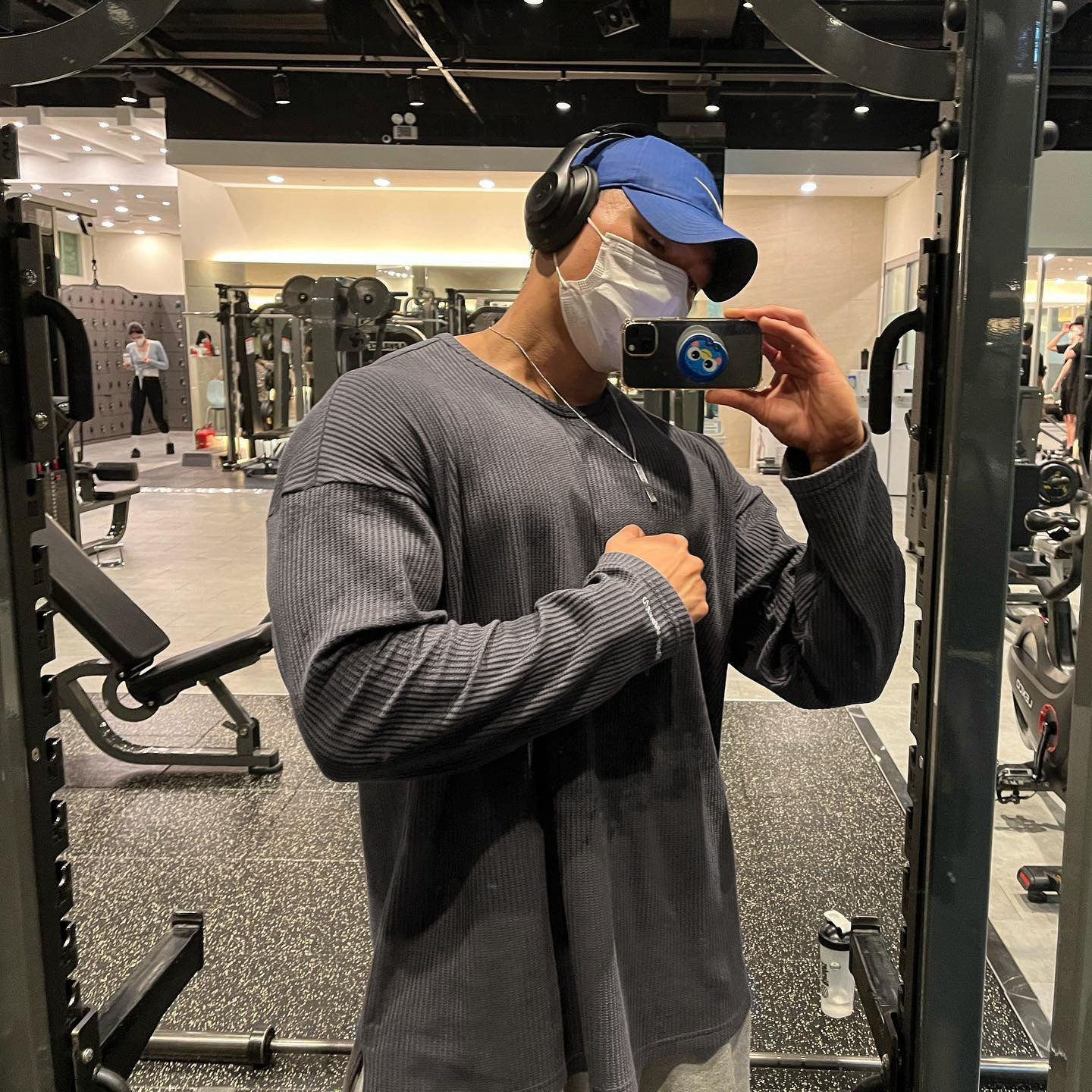 春秋季美式纯色条纹运动卫衣男长袖T恤大码宽松落肩健身训练圆领,淘宝优惠券,粉丝福利购,淘宝优惠卷