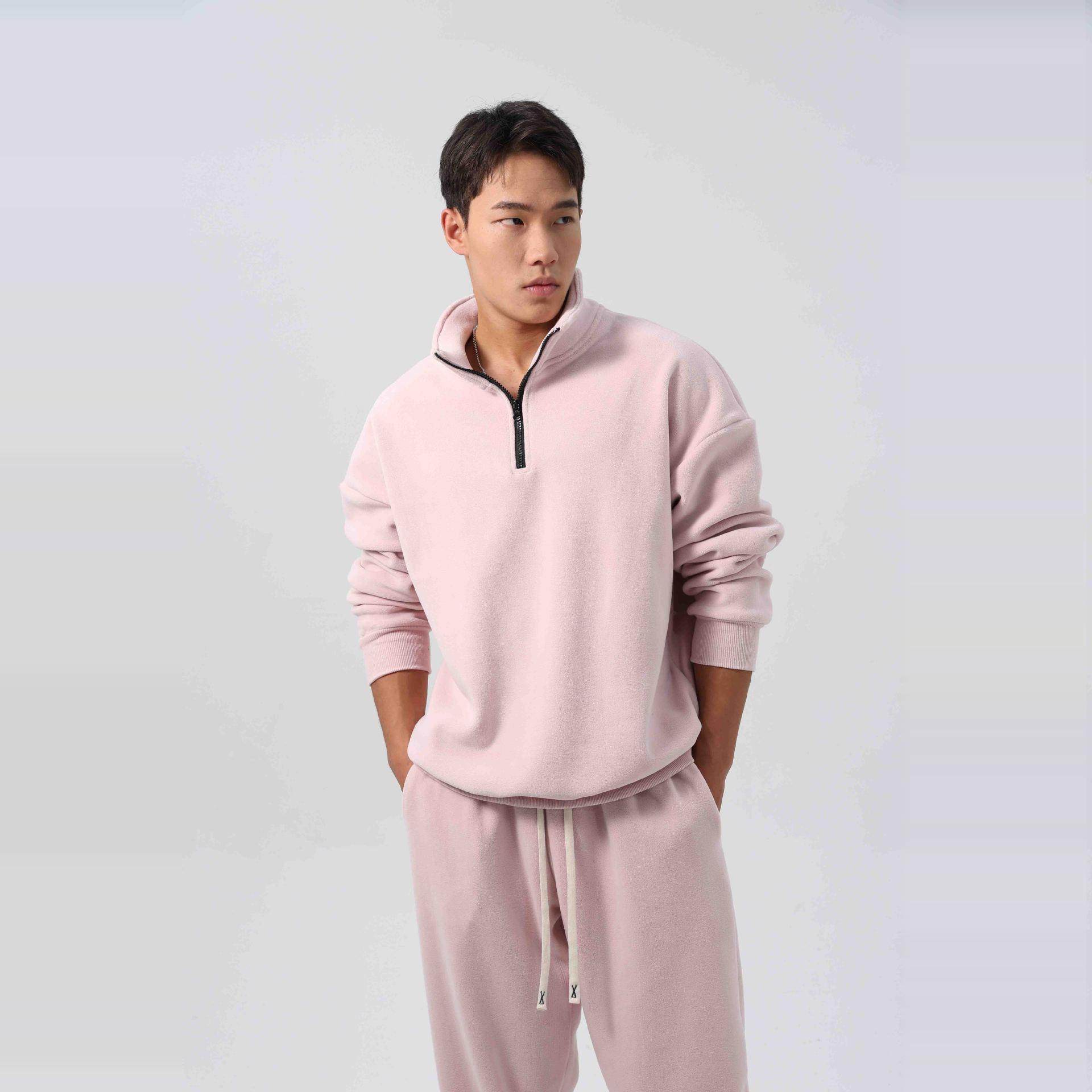 肌肉健身跑步加绒运动卫衣长裤套装男套头立领衫宽松韩版保暖上衣,淘宝优惠券,粉丝福利购,淘宝优惠卷