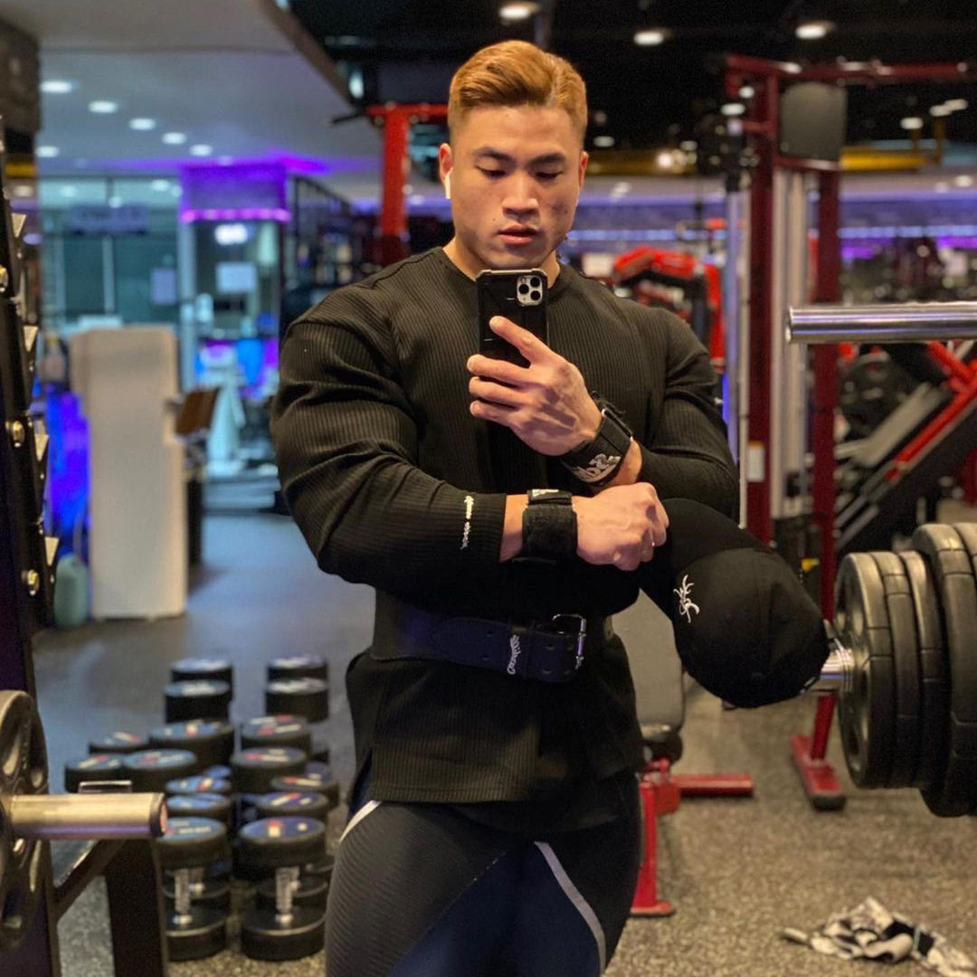 春秋季美式纯色条纹运动卫衣男长袖T恤大码宽松落肩健身训练圆领,淘宝优惠券,粉丝福利购,淘宝优惠卷