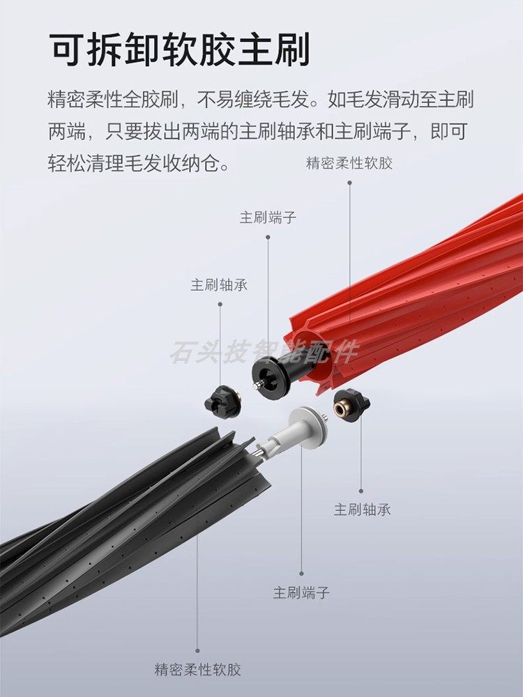 石头扫地机器人G20配件滤芯拖布抹布滤网清洁液剂集尘袋边刷滚刷,淘宝优惠券,粉丝福利购,淘宝优惠卷