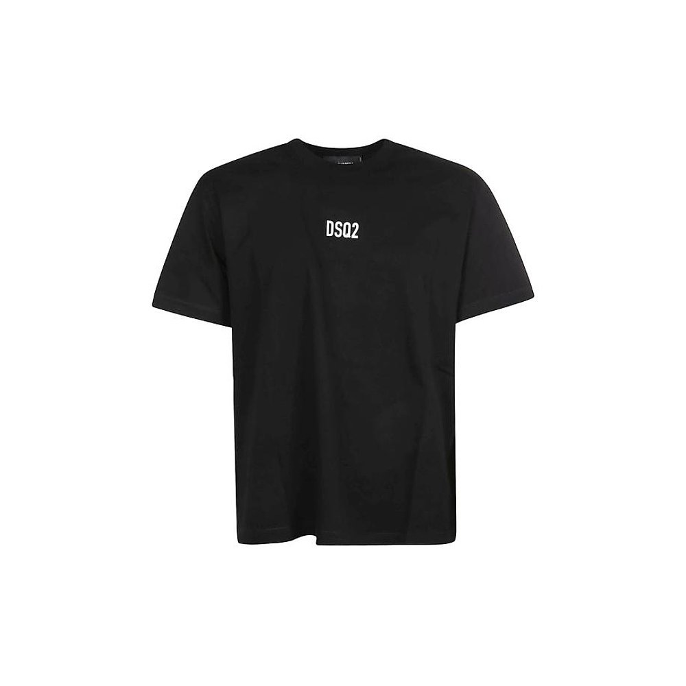 韩国直邮DSQUARED224SS短袖T恤男S74GD0997Black - 图0