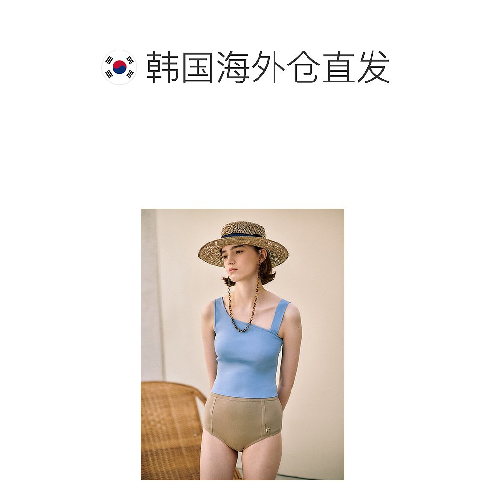 韩国直邮LOEUVRE正品 毛针织衫301721696Day n Swim Knit Top SK2 - 图1