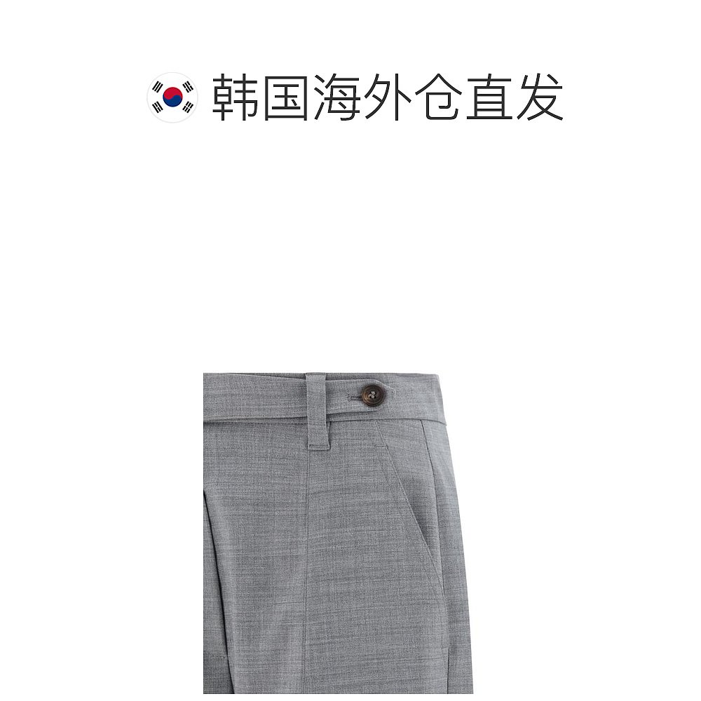 韩国直邮BRUNELLO CUCINELLI24SS短裤女ML154P8607 C098GRIGIO CH - 图1