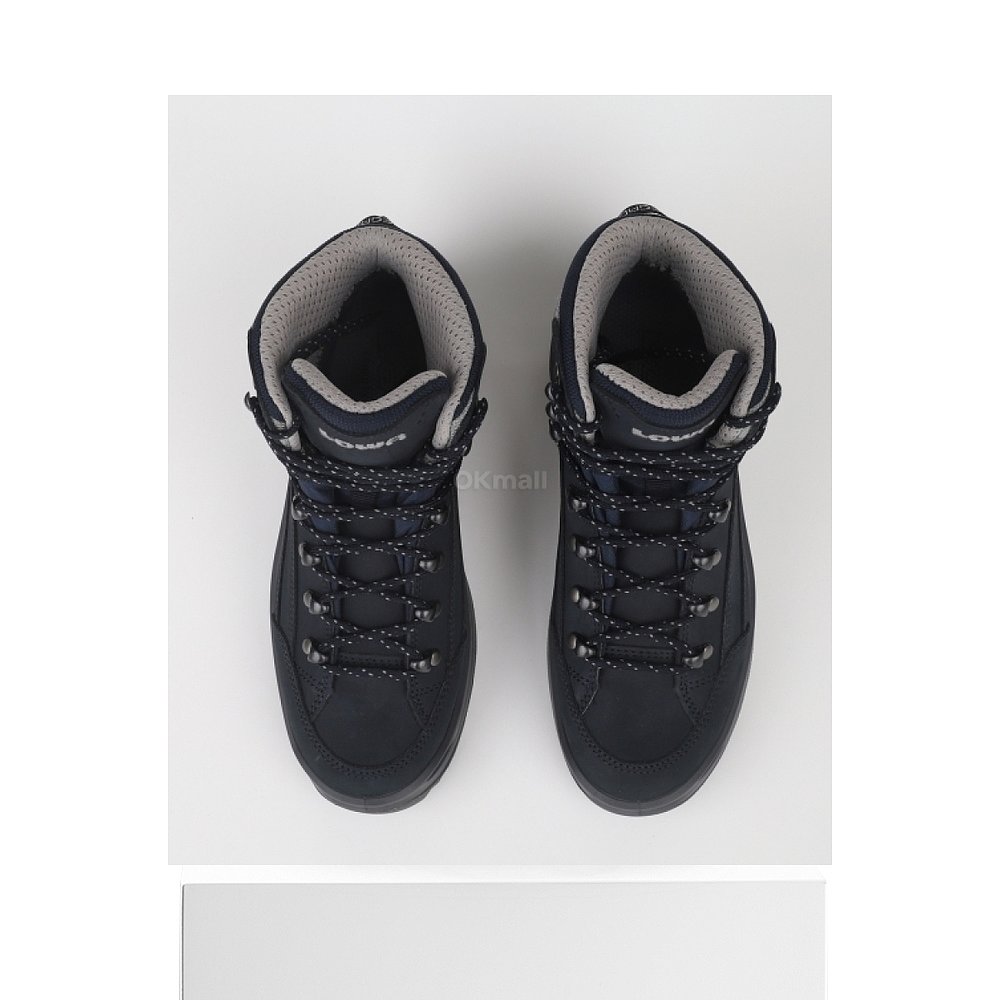 韩国直邮Lowa运动鞋男女款黑色徽标透气防滑圆头系带休闲舒适平底 - 图3